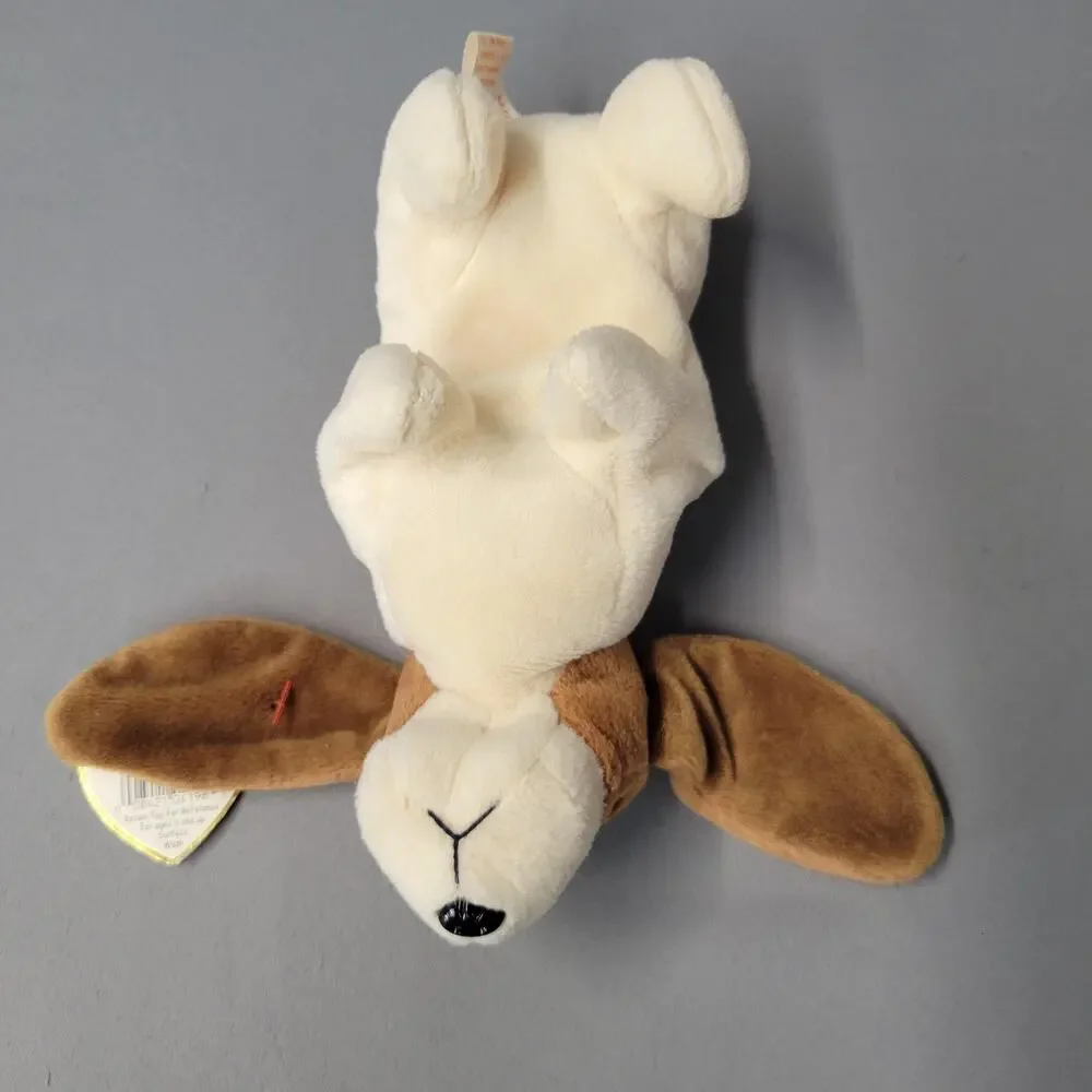 Vintage Ty‎ Beanie Baby Tracker Basset Hound Dog 1997 Plush Toy Tags 90s Gift
